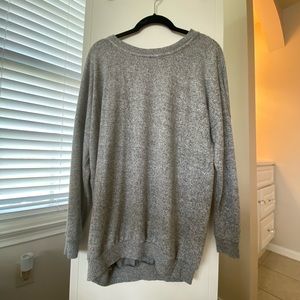 oversized light sweater
